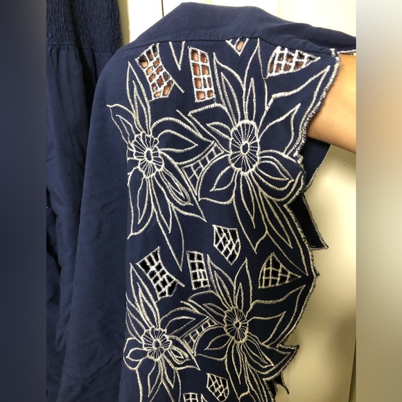 Smocked and Embroidered Dress - Picture 4 of 6